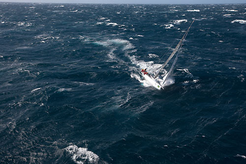 Chris Bull's Cookson 50 Jazz, off the New South Wales south coast during the Rolex Sydney Hobart Yacht Race 2010. Photo copyright Carlo Borlenghi, Rolex.