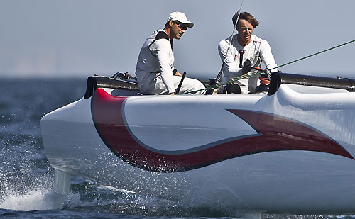 The Extreme Sailing Series 2011, Muscat, Oman. Photo copyright Carlo Borlenghi. 