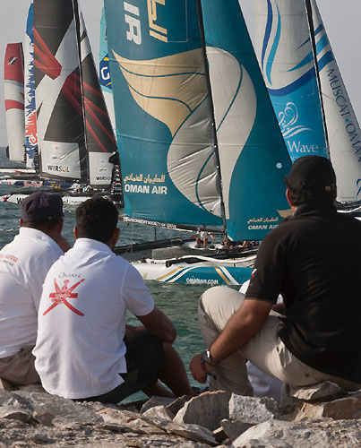 The Extreme Sailing Series 2011, Muscat, Oman. Photo copyright Carlo Borlenghi. 