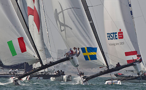 The Extreme Sailing Series 2011, Muscat, Oman. Photo copyright Carlo Borlenghi. 