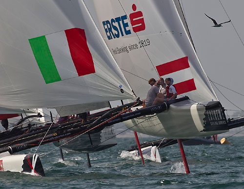 The Extreme Sailing Series 2011, Muscat, Oman. Photo copyright Carlo Borlenghi. 