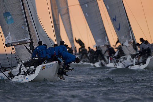 Napoli, 18-03-2011 Audi Melges 32 Sailing Series - Napoli 2011. The M32 fleet. Photo copyright Carlo Borlenghi and BPSE.