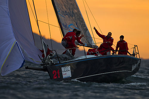 Napoli, 18-03-2011 Audi Melges 32 Sailing Series - Napoli 2011. Mascalzone Latino. Photo copyright Carlo Borlenghi and BPSE.