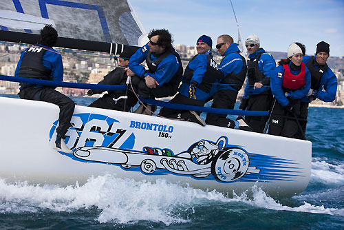 Napoli, 19-03-2011 Audi Melges 32 Sailing Series - Napoli 2011. Brontolo. Photo copyright Carlo Borlenghi and BPSE.