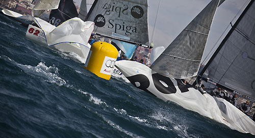 Napoli, 19-03-2011 Audi Melges 32 Sailing Series - Napoli 2011. The M32 fleet. Photo copyright Guido Trombetta for Stuido Borlenghi and BPSE.