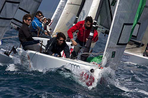 Marina di Scarlino, 17/04/11. Audi Melges 20. Lucifero. Photo copyright Luca Butto' for Stuido Borlenghi.