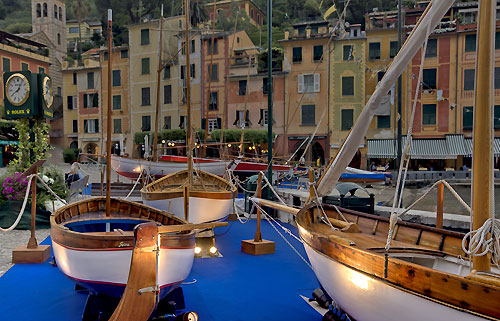 Dockside, during the Portofino Rolex Trophy 2001, Portofino, Italy. Photo copyright Rolex and Carlo Borlenghi.