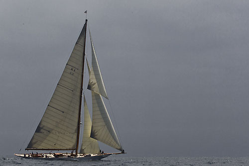 The J-Class Cambria, during the Portofino Rolex Trophy 2001, Portofino, Italy. Photo copyright Rolex and Carlo Borlenghi.