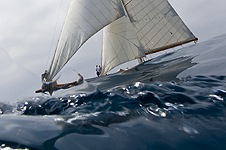 The J-Class Cambria, during the Portofino Rolex Trophy 2001, Portofino, Italy. Photo copyright Rolex and Carlo Borlenghi.