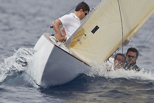 Classic boat action during the Portofino Rolex Trophy 2001, Portofino, Italy. Photo copyright Rolex and Carlo Borlenghi.