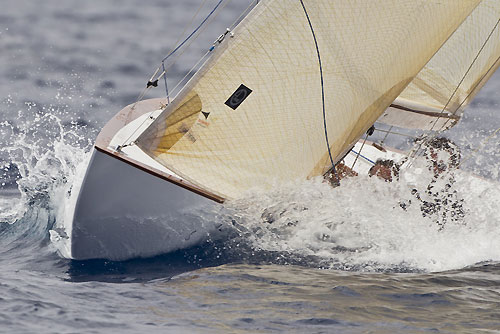 Classic boat action during the Portofino Rolex Trophy 2001, Portofino, Italy. Photo copyright Rolex and Carlo Borlenghi.