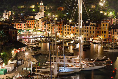 The Rolex party atmosphere, during the Portofino Rolex Trophy 2001, Portofino, Italy. Photo copyright Rolex and Carlo Borlenghi.