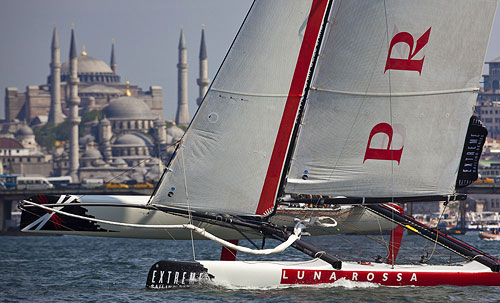 Istanbul, 25-05-2011 Extreme Sailing Series 2011 - Act 3 Istanbul. Luna Rossa. Photo copyright Stefano Gattini for Studio Borlenghi.