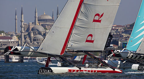 Istanbul, 25-05-2011 Extreme Sailing Series 2011 - Act 3 Istanbul. Race Day 1, Luna Rossa. Photo copyright Stefano Gattini for Studio Borlenghi.