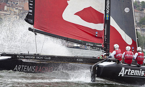 Istanbul, 25-05-2011 Extreme Sailing Series 2011 - Act 3 Istanbul. Race Day 1, Artemis Racing. Photo copyright Stefano Gattini for Studio Borlenghi.