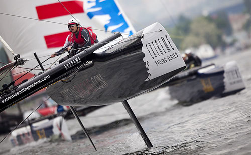 Istanbul, 25-05-2011 Extreme Sailing Series 2011 - Act 3 Istanbul. Race Day 1, Artemis Racing. Photo copyright Stefano Gattini for Studio Borlenghi.