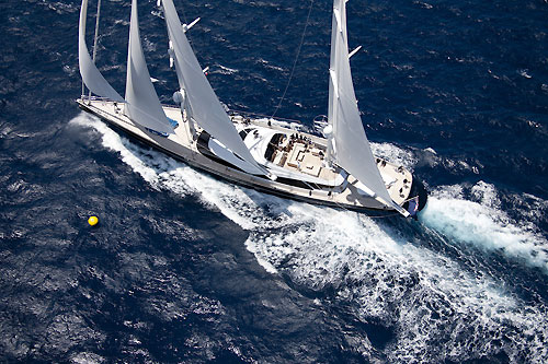 Twizzle, offshore during the Loro Piana SuperYacht Regatta 2011, Porto Cervo, Italy. Photo copyright Carlo Borlenghi.