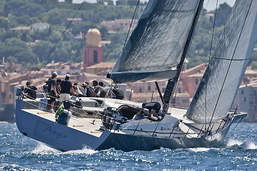 Brian Benjamin's Carbon Ocean 82 Aegir, during the Giraglia Rolex Cup 2011, Saint-Tropez, France, June 18-25. Photo copyright Rolex and Carlo Borlenghi.