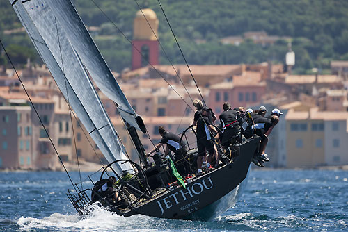 Sir Peter Ogden's Mini Maxi Jethou, during the Giraglia Rolex Cup 2011, Saint-Tropez, France, June 18-25. Photo copyright Rolex and Carlo Borlenghi.