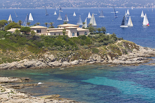 The fleet of the Giraglia Rolex Cup 2011, Saint-Tropez, France, June 18-25.  Photo copyright Rolex and Carlo Borlenghi.