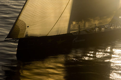 Igor Simcic's Esimit Europa 2 approaching Giraglia Rock, during the Giraglia Rolex Cup 2011, Saint-Tropez, France, June 18-25. Photo copyright Rolex and Carlo Borlenghi.