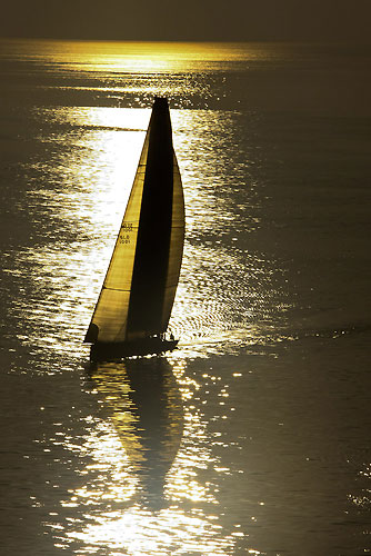 Igor Simcic's Esimit Europa 2 approaching Giraglia Rock, during the Giraglia Rolex Cup 2011, Saint-Tropez, France, June 18-25. Photo copyright Rolex and Carlo Borlenghi.