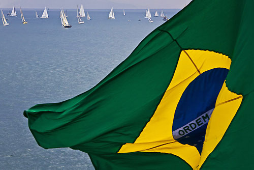 Race start, during the Rolex Ilhabela Sailing Week 2011. Começa a Rolex Ilhabela sailing Week 2011 na capital brasileira de vela. Photo copyright Rolex and Carlo Borlenghi.