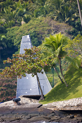 After a race start, during the Rolex Ilhabela Sailing Week 2011. Photo copyright Rolex and Carlo Borlenghi.