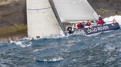 Luis Gustavo de Crescenzo's B&C 46 Land Rover (BRA), during the Rolex Ilhabela Sailing Week 2011. Photo copyright Rolex and Carlo Borlenghi.