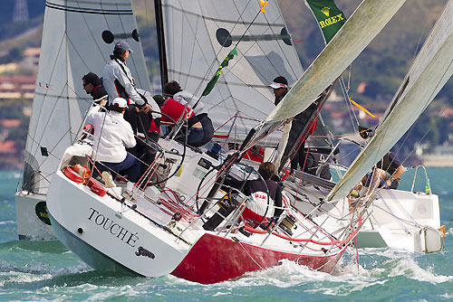 Ernesto Luiz Breda's B&C 46 Touche Super (BRA), during the Rolex Ilhabela Sailing Week 2011. Photo copyright Rolex and Carlo Borlenghi.