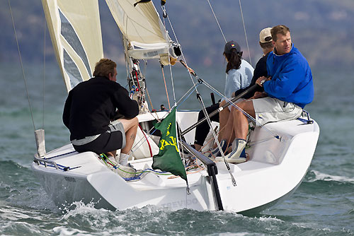 Thomas Scheidt's Atrevido (BRA), during the Rolex Ilhabela Sailing Week 2011. Photo copyright Rolex and Carlo Borlenghi.