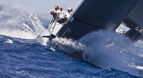 TP52 Training Day, Rn, during the Audi MedCup Circuit 2011, Cagliari, Sardinia, Italy. Photo copyright Guido Trombetta for Studio Borlenghi.