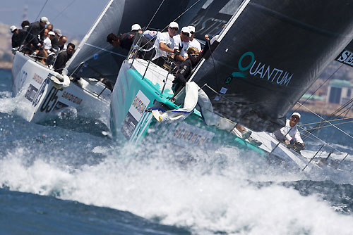 TP52 Series Day 1 - Quantum Racing, during the Audi MedCup Circuit 2011, Cagliari, Sardinia, Italy. Photo copyright Stefano Gattini for Studio Borlenghi.