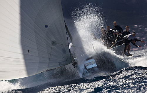 TP52 Series Day 1 - Rán, during the Audi MedCup Circuit 2011, Cagliari, Sardinia, Italy. Photo copyright Stefano Gattini for Studio Borlenghi.