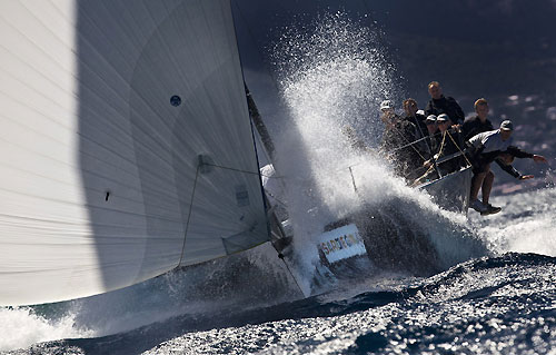 TP52 Series Day 1 - Rn, during the Audi MedCup Circuit 2011, Cagliari, Sardinia, Italy. Photo copyright Stefano Gattini for Studio Borlenghi.