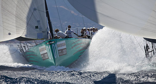 TP52 Day 1 - Quantum Racing, during the Audi MedCup Circuit 2011, Cagliari, Sardinia, Italy. Photo copyright Stefano Gattini for Studio Borlenghi.