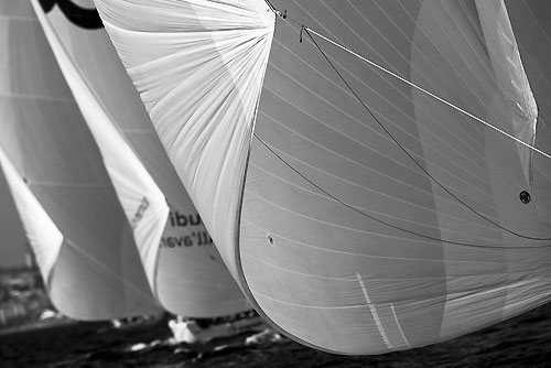 TP52 Series Day 3 - Fleet, during the Audi MedCup Circuit 2011, Cagliari, Sardinia, Italy. Photo copyright Stefano Gattini for Studio Borlenghi.