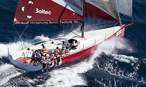 TP52 Series Day 4 - Audi Sailing Team powered by ALL4ONE, during the Audi MedCup Circuit 2011, Cagliari, Sardinia, Italy. Photo copyright Stefano Gattini for Studio Borlenghi.