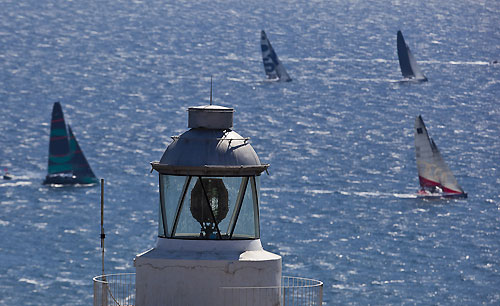 TP52 Series Day 4 - Fleet, during the Audi MedCup Circuit 2011, Cagliari, Sardinia, Italy. Photo copyright Stefano Gattini for Studio Borlenghi.