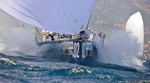 TP52 Series Day 5 - Audi Azzurra Sailing Team, during the Audi MedCup Circuit 2011, Cagliari, Sardinia, Italy. Photo copyright Guido Trombetta for Studio Borlenghi.