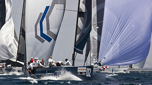 TP52 Series Day 5 - Audi Azzurra Sailing Team, during the Audi MedCup Circuit 2011, Cagliari, Sardinia, Italy. Photo copyright Guido Trombetta for Studio Borlenghi.