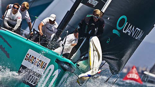 TP52 Series Day 5 - Quantum Racing, during the Audi MedCup Circuit 2011, Cagliari, Sardinia, Italy. Photo copyright Guido Trombetta for Studio Borlenghi.