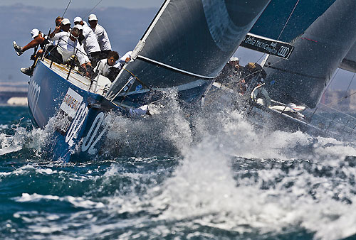 TP52 Series Day 5 - Audi Azzurra Sailing Team, during the Audi MedCup Circuit 2011, Cagliari, Sardinia, Italy. Photo copyright Guido Trombetta for Studio Borlenghi.