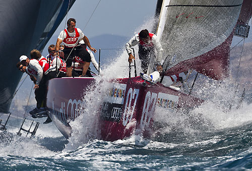 TP52 Series Day 5 - Audi Sailing Team powered by ALL4ONE, during the Audi MedCup Circuit 2011, Cagliari, Sardinia, Italy. Photo copyright Guido Trombetta for Studio Borlenghi.