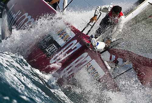 TP52 Series Day 5 - Audi Sailing Team powered by ALL4ONE, during the Audi MedCup Circuit 2011, Cagliari, Sardinia, Italy. Photo copyright Guido Trombetta for Studio Borlenghi.