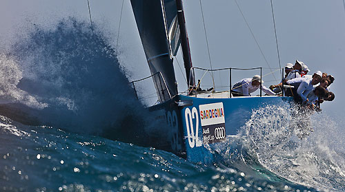 TP52 Series Day 5 - Audi Azzurra Sailing Team, during the Audi MedCup Circuit 2011, Cagliari, Sardinia, Italy. Photo copyright Guido Trombetta for Studio Borlenghi.