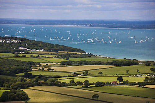 Race Start, Rolex Fastnet Race 2011, Cowes UK, 14/08/2011. Photo copyright Rolex and Carlo Borlenghi.