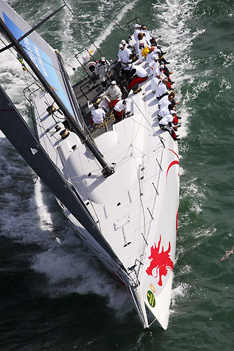 Race Start - Beau Geste, HKG 1997, Class: Z, Division: C, Owner: Karl C L Kwok, Type: Blue Water 80, Cowes UK, 14/08/2011. Photo copyright Rolex and Carlo Borlenghi.