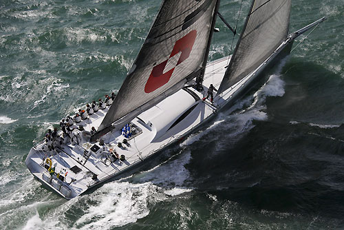 Race Start - ICAP Leopard, GBR 1, Class: CK, Division: C, Owner: Mike Slade, Type: Farr 100, Cowes UK, 14/08/2011. Photo copyright Rolex and Carlo Borlenghi.