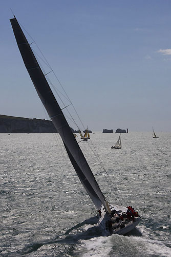 Race Start - Rambler 100, USA 25555, Class: CK, Division: C, Owner: George David, Type: JK 100, Cowes UK, 14/08/2011. Photo copyright Rolex and Carlo Borlenghi.